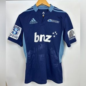 2012/2013 AUCKLAND BLUES adidas Super Rugby Jersey Kit New Zealand‎ Size Small